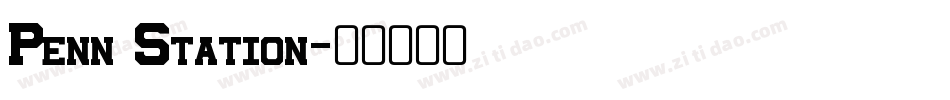 Penn Station字体转换